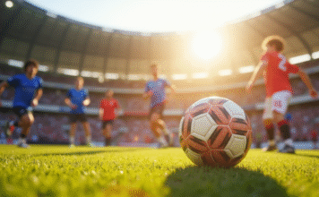 Événement sportif en plein air avec athlètes en action