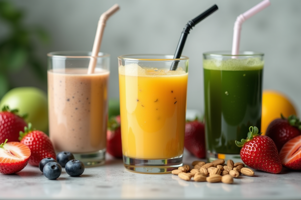 boissons protéinées