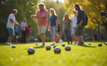 Pétanque sur l’équipe 21 : pourquoi a-t-elle disparu ? Groupe d'amis jouant à la pétanque en plein soleil
